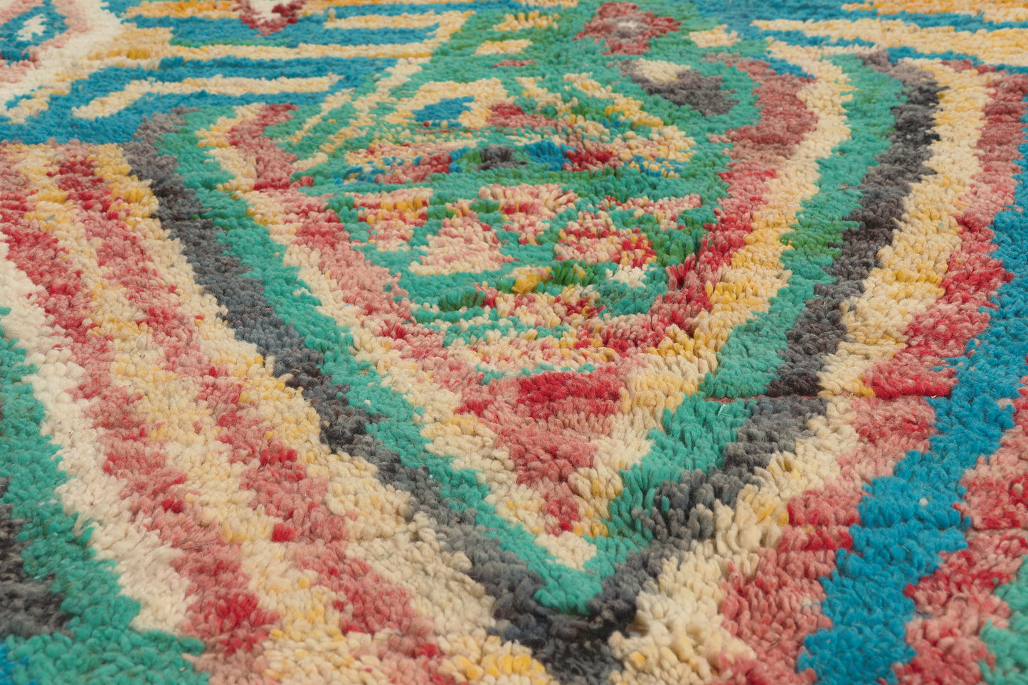 10 x 13 - Multicolor New Boujad Moroccan Rug - 22102