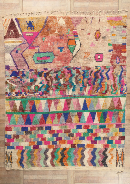 10 x 13 - Multicolor New Boujad Moroccan Rug - 22105