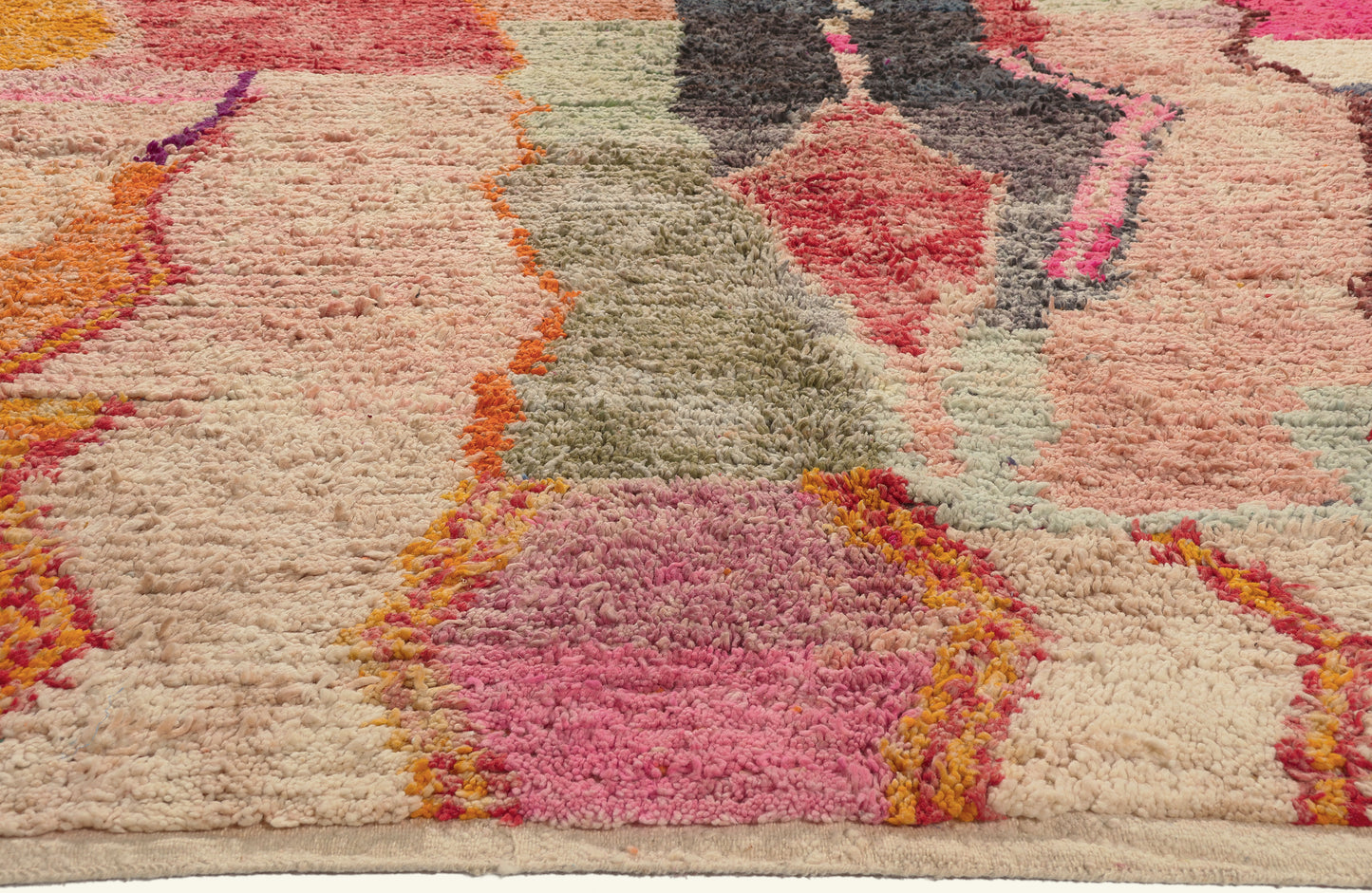 10 x 13 - Multicolor New Boujad Moroccan Rug - 22106