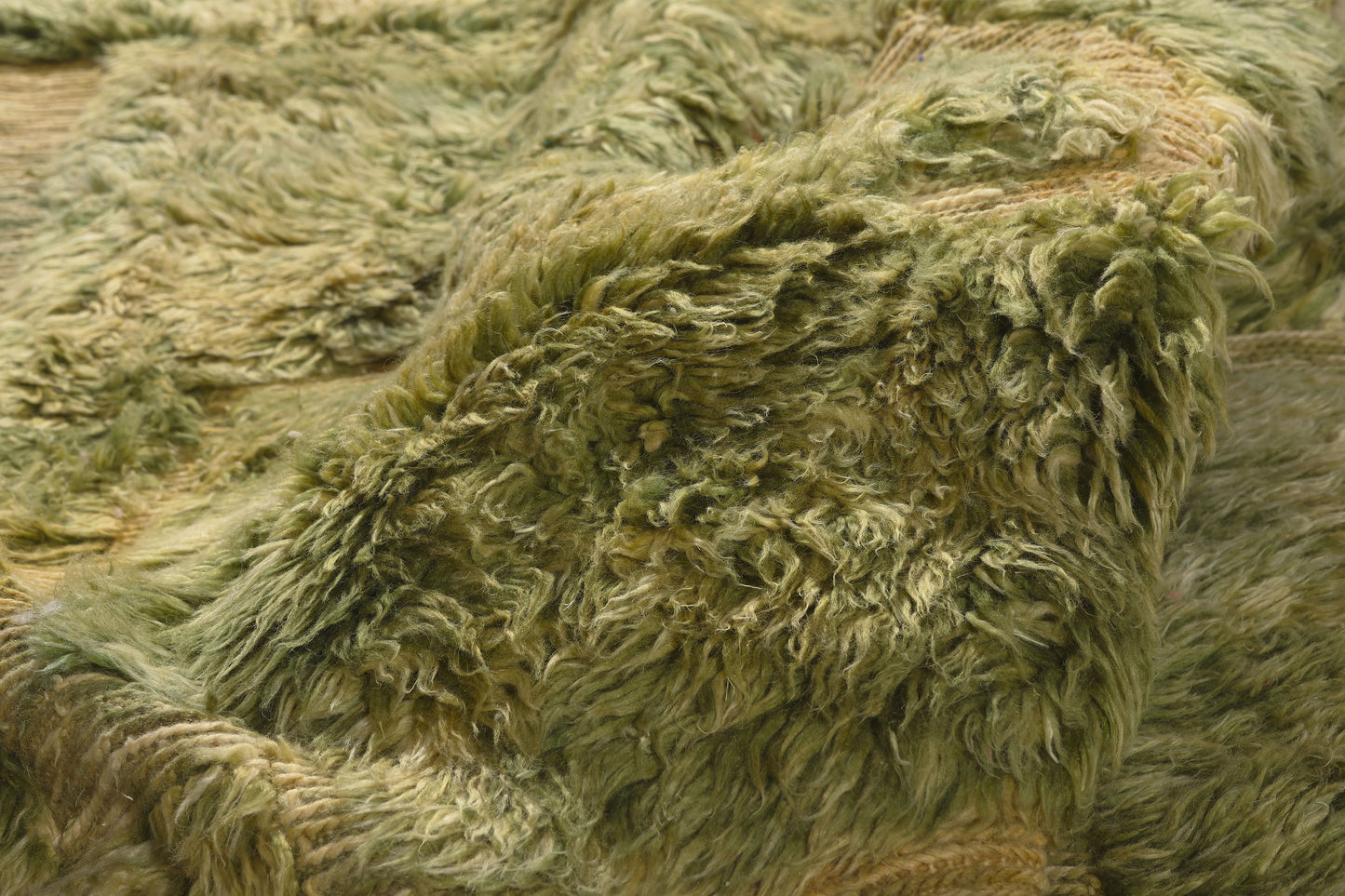 7 x 10 - Green New Moroccan Rug - 22109