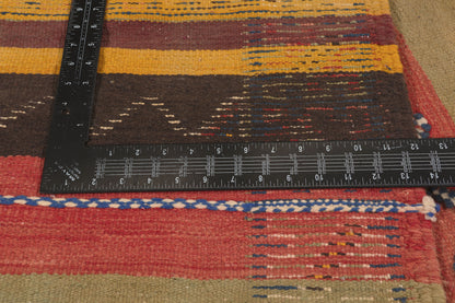 7 x 10 - Multicolor New Glaoui Moroccan Rug - 22112