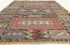 7 x 11 - Multicolor New Glaoui Moroccan Rug - 22113