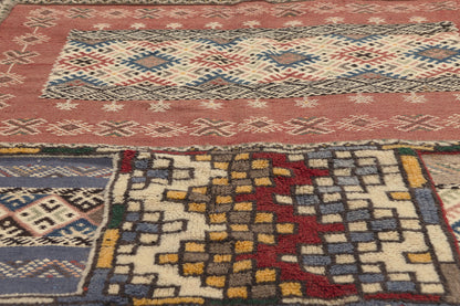 7 x 11 - Multicolor New Glaoui Moroccan Rug - 22113