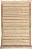 7 x 11 - Ivory New Taznakht Moroccan Kilim Rug - 22114