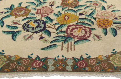 2 x 3 - Beige Vintage Persian Tabriz Rug - 75655