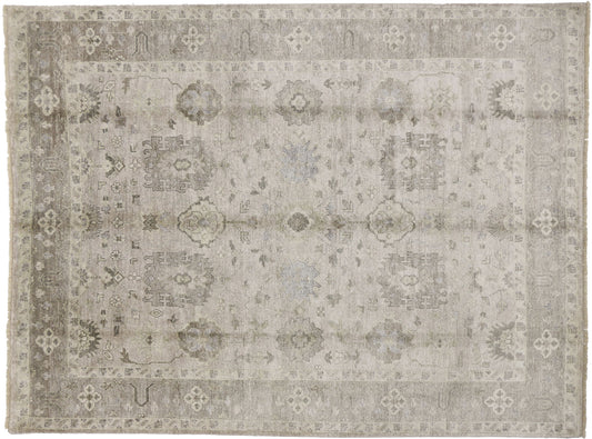 9 x 12 Transitional Classic Oushak Rug 30027
