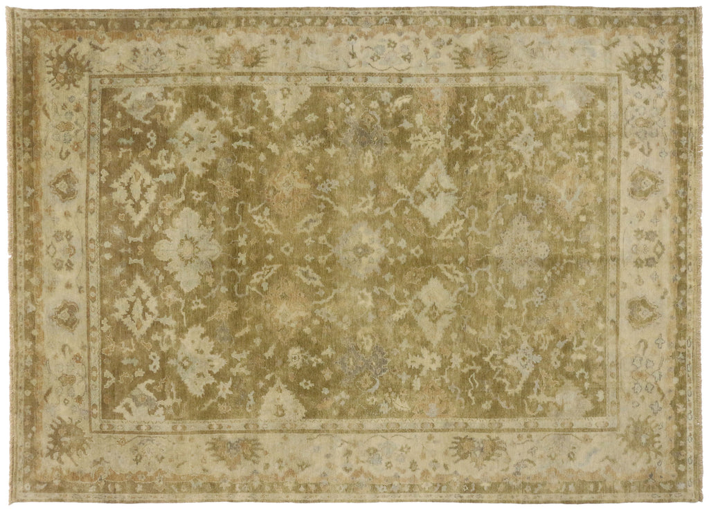 9 x 12 Transitional Oushak Rug 30032