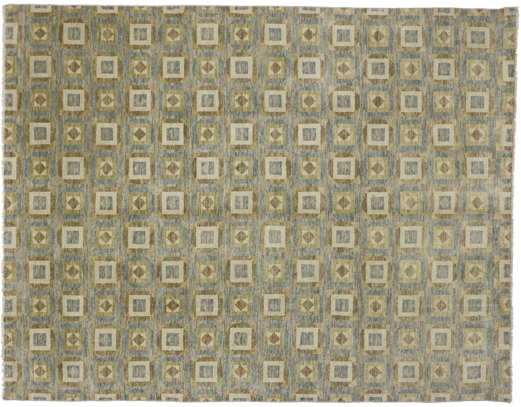 9 x 12 Transitional Indian Rug 30080