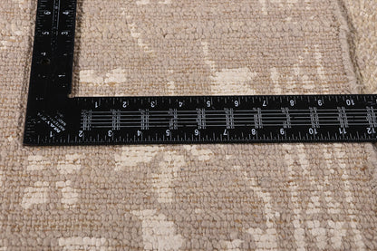 8 x 10 - Taupe Indian Oushak Rug - 30099