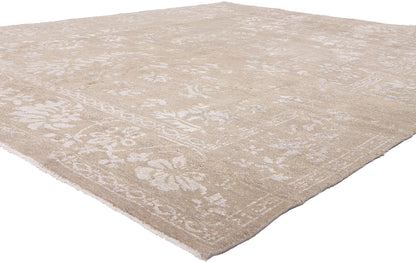 8 x 10 - Taupe Indian Oushak Rug - 30099