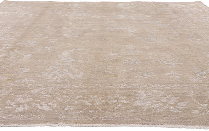 8 x 10 - Taupe Indian Oushak Rug - 30099