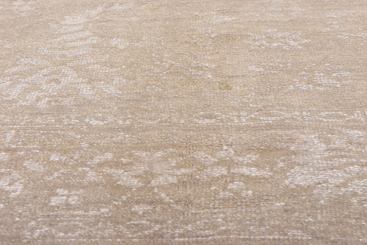 8 x 10 - Taupe Indian Oushak Rug - 30099