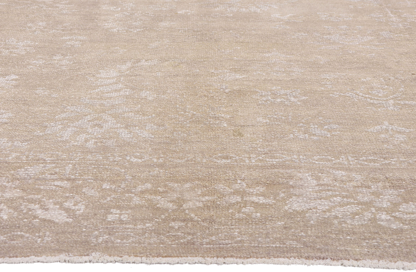 8 x 10 - Taupe Indian Oushak Rug - 30099