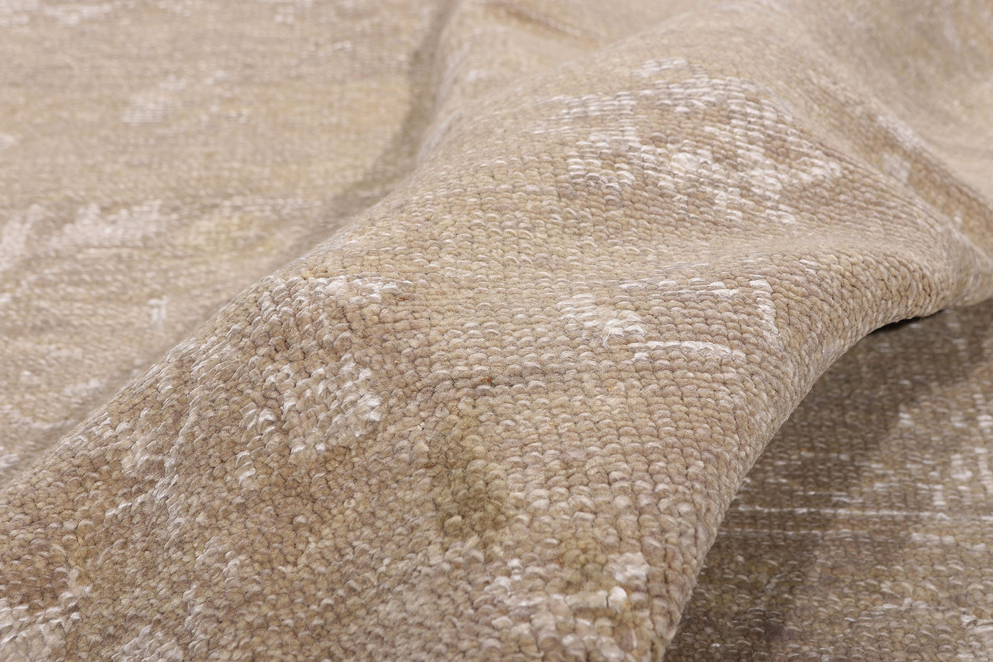 8 x 10 - Taupe Indian Oushak Rug - 30099