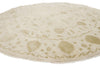 8 x 8 - Beige New Round Indian Rug - 30286
