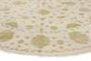 8 x 8 - Beige New Round Indian Rug - 30286