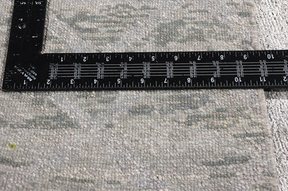 6 x 9 - Gray Indian Transitional Rug - 30465