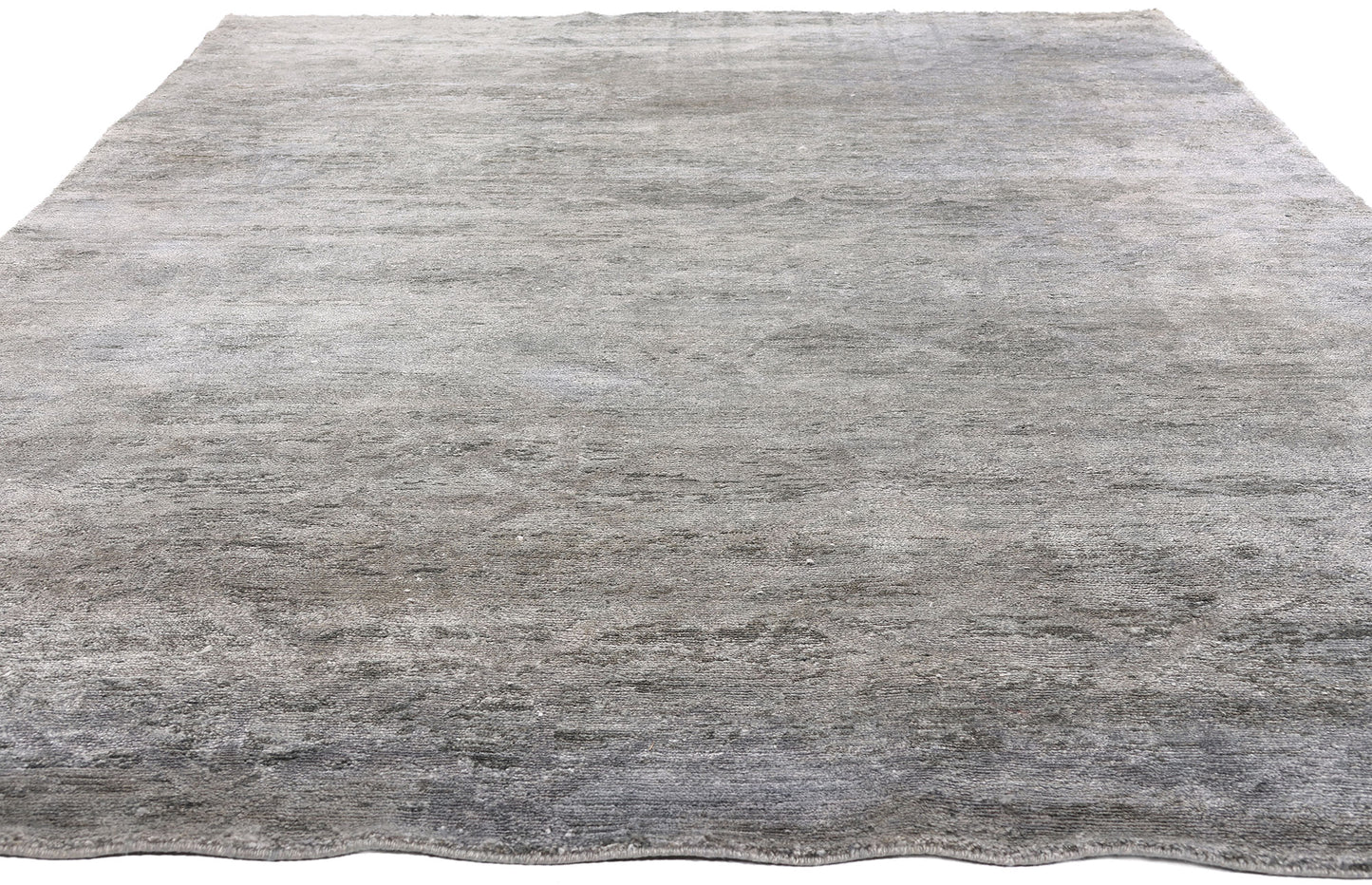 6 x 9 - Gray Indian Transitional Rug - 30465
