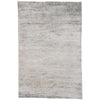 6 x 9 - Gray Indian Transitional Rug - 30465