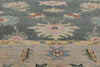9 x 12 - Gray Indian Oushak Rug - 30503