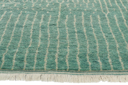 12 x 15 - Teal Indian Moroccan Rug - 30770