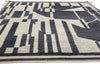 8 x 10 Abstract Noir Echoes Modern Moroccan Rug 31224