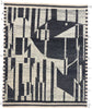 8 x 10 Abstract Noir Echoes Modern Moroccan Rug 31224