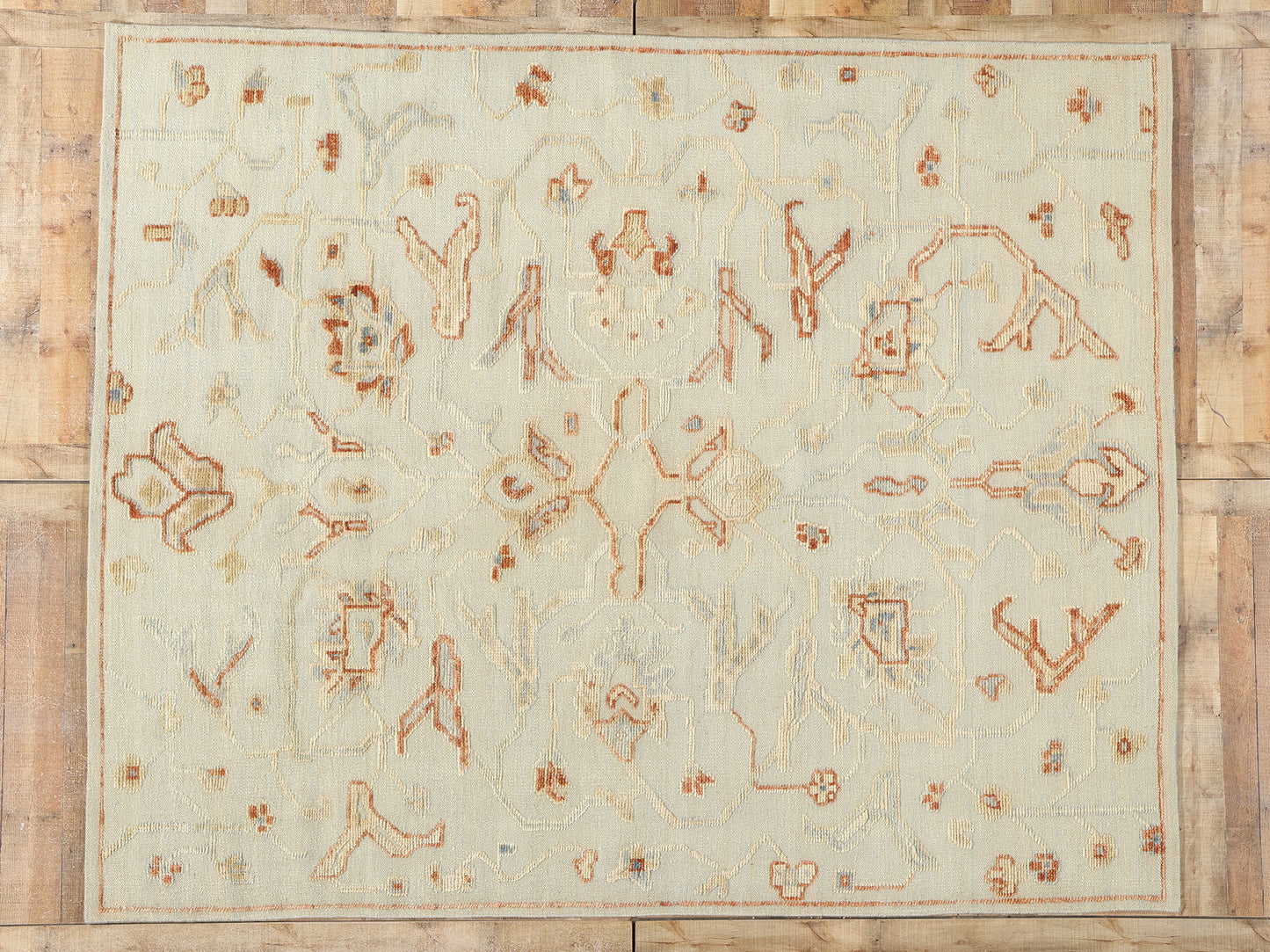 8 x 10 Desert Sky Modern Oushak High-Low Rug 31248