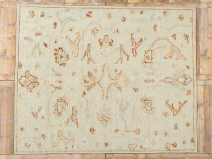 8 x 10 Desert Sky Modern Oushak High-Low Rug 31248