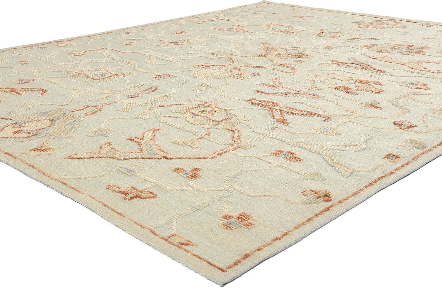 8 x 10 Desert Sky Modern Oushak High-Low Rug 31248