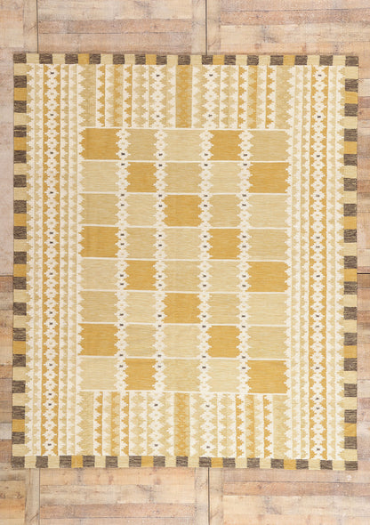 8 x 10 - Gold New Kilim Rug - 31354
