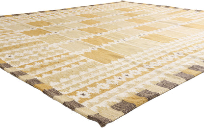 8 x 10 - Gold New Kilim Rug - 31354