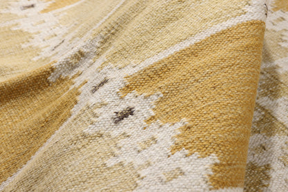 8 x 10 - Gold New Kilim Rug - 31354