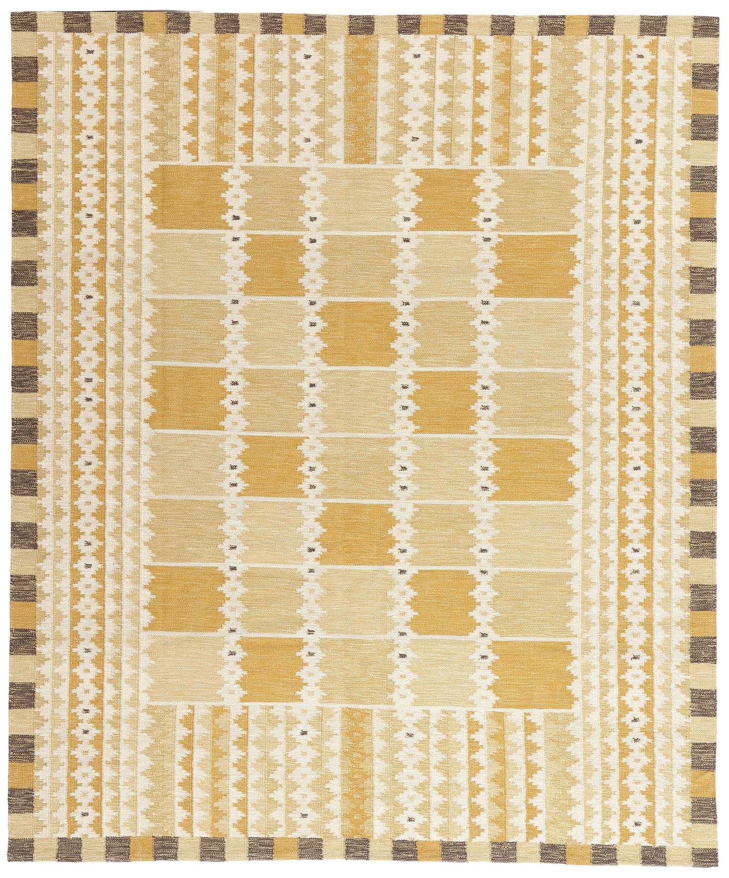 8 x 10 - Gold New Kilim Rug - 31354