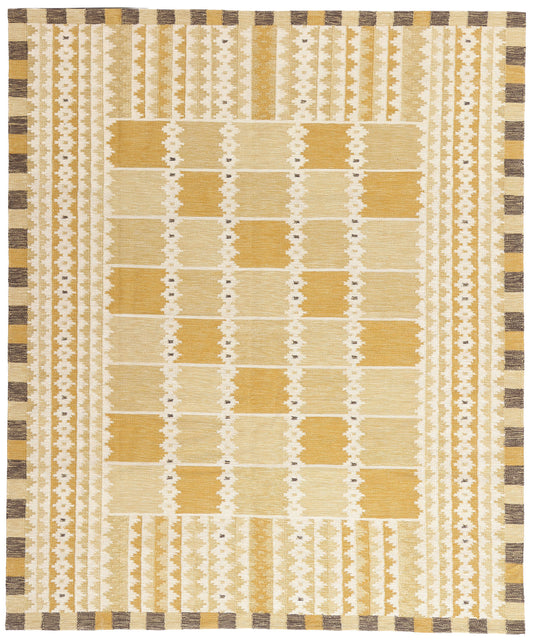 8 x 10 - Gold New Kilim Rug - 31354