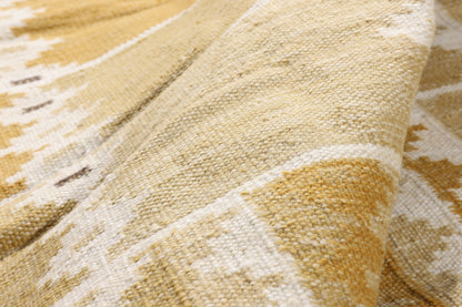 9 x 12 - Gold New Kilim Rug - 31355