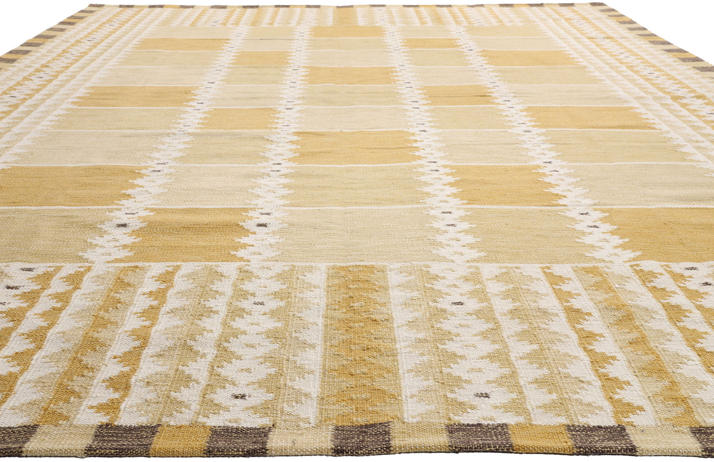 10 x 14 - Gold New Kilim Rug - 31356