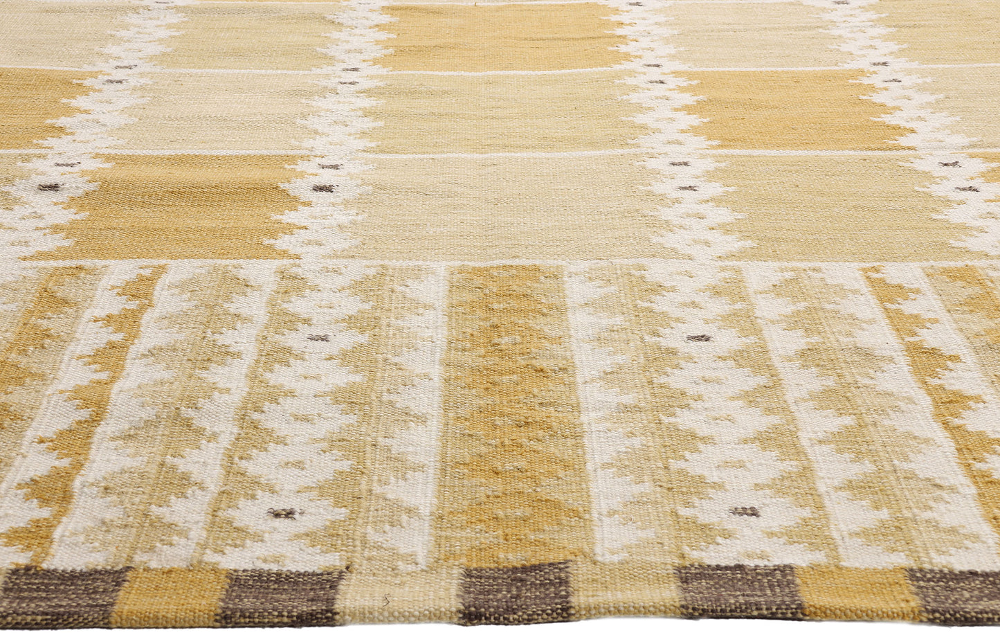 10 x 14 - Gold New Kilim Rug - 31356