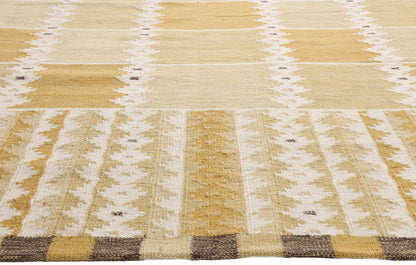 10 x 14 - Gold New Kilim Rug - 31356