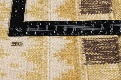 8 x 10 - Gold New Kilim Rug - 31357