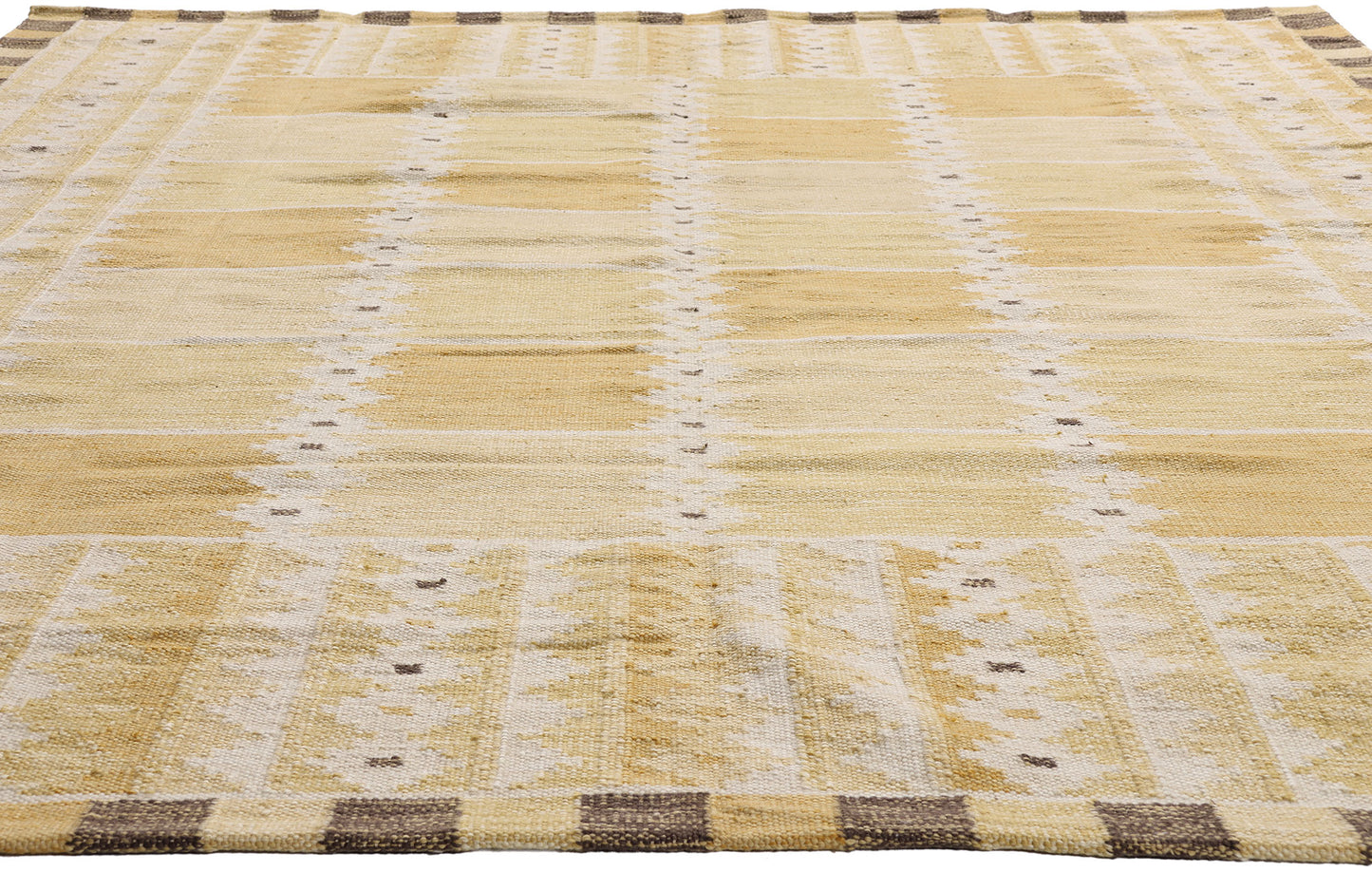 8 x 10 - Gold New Kilim Rug - 31357