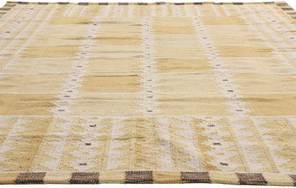 8 x 10 - Gold New Kilim Rug - 31357