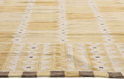 8 x 10 - Gold New Kilim Rug - 31357