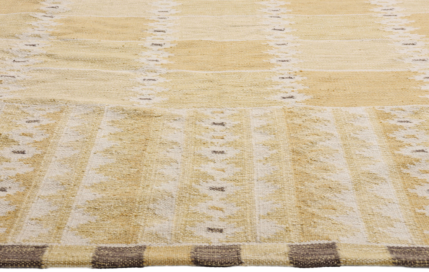 9 x 10 - Gold New Kilim Rug - 31358