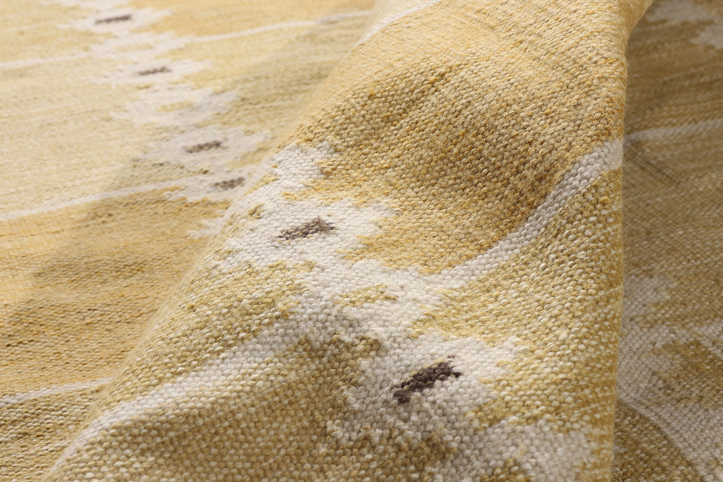 9 x 10 - Gold New Kilim Rug - 31358