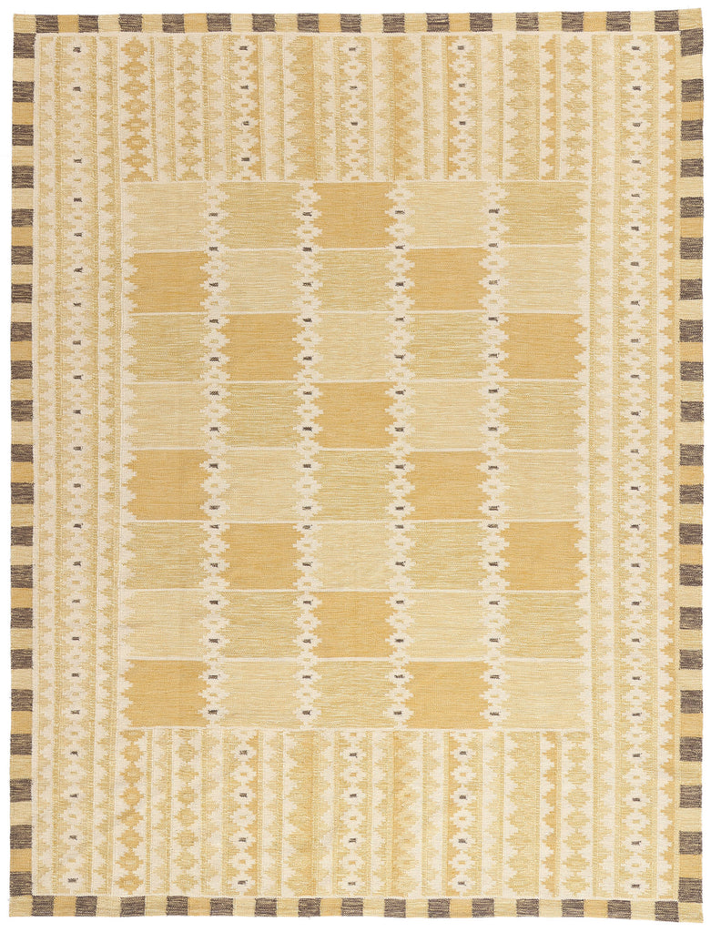 9 x 10 - Gold New Kilim Rug - 31358
