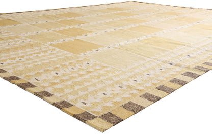 10 x 14 - Gold New Kilim Rug - 31359