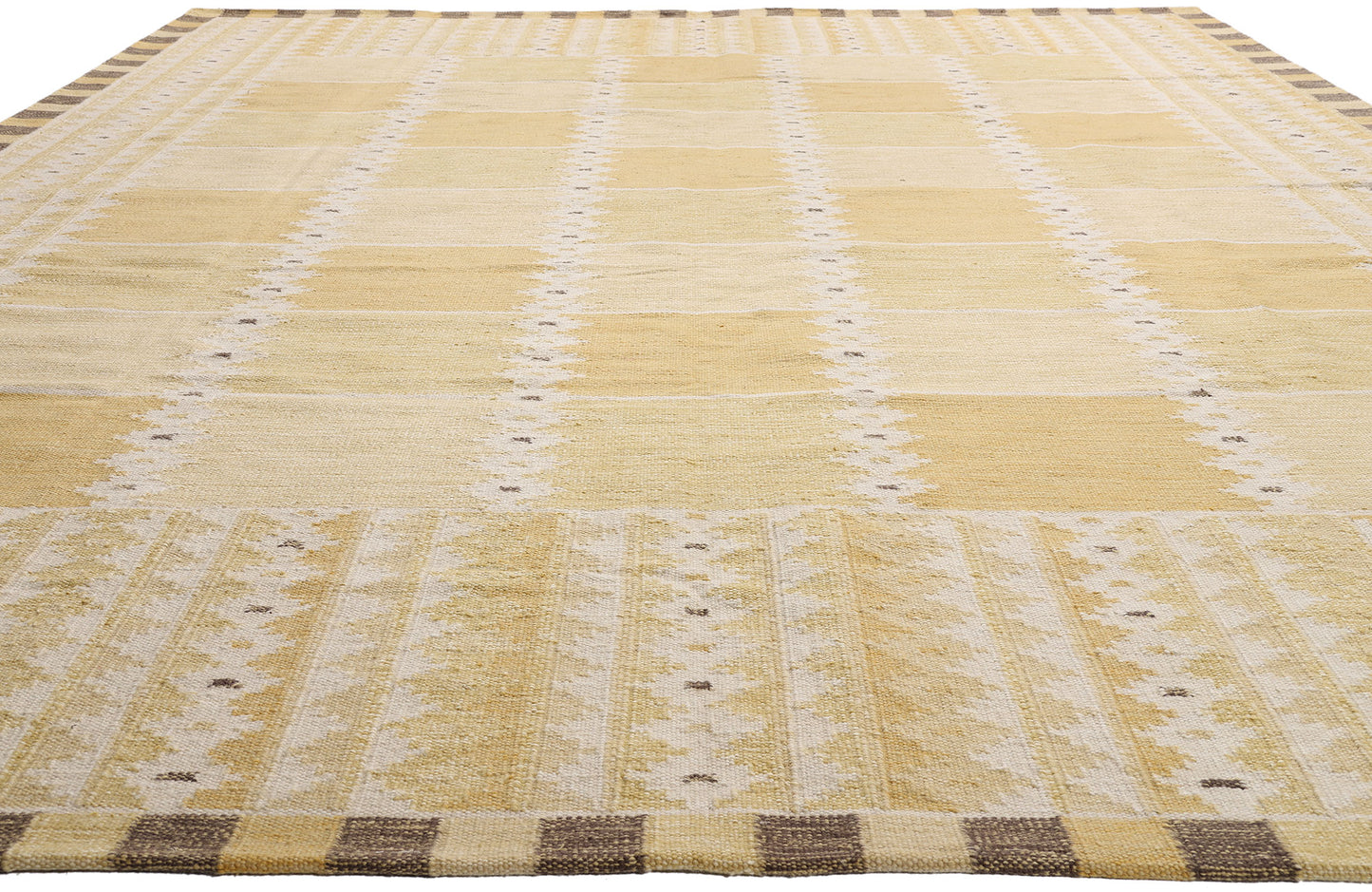 10 x 14 - Gold New Kilim Rug - 31359