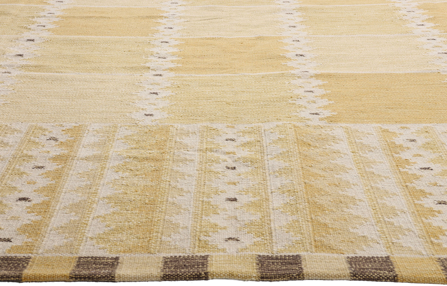 10 x 14 - Gold New Kilim Rug - 31359
