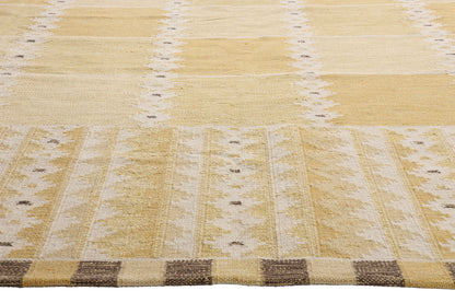 10 x 14 - Gold New Kilim Rug - 31359
